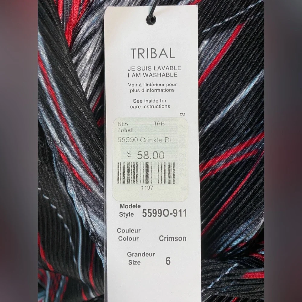 Tribal Button Down Shirt NWT - Picture 6 of 10